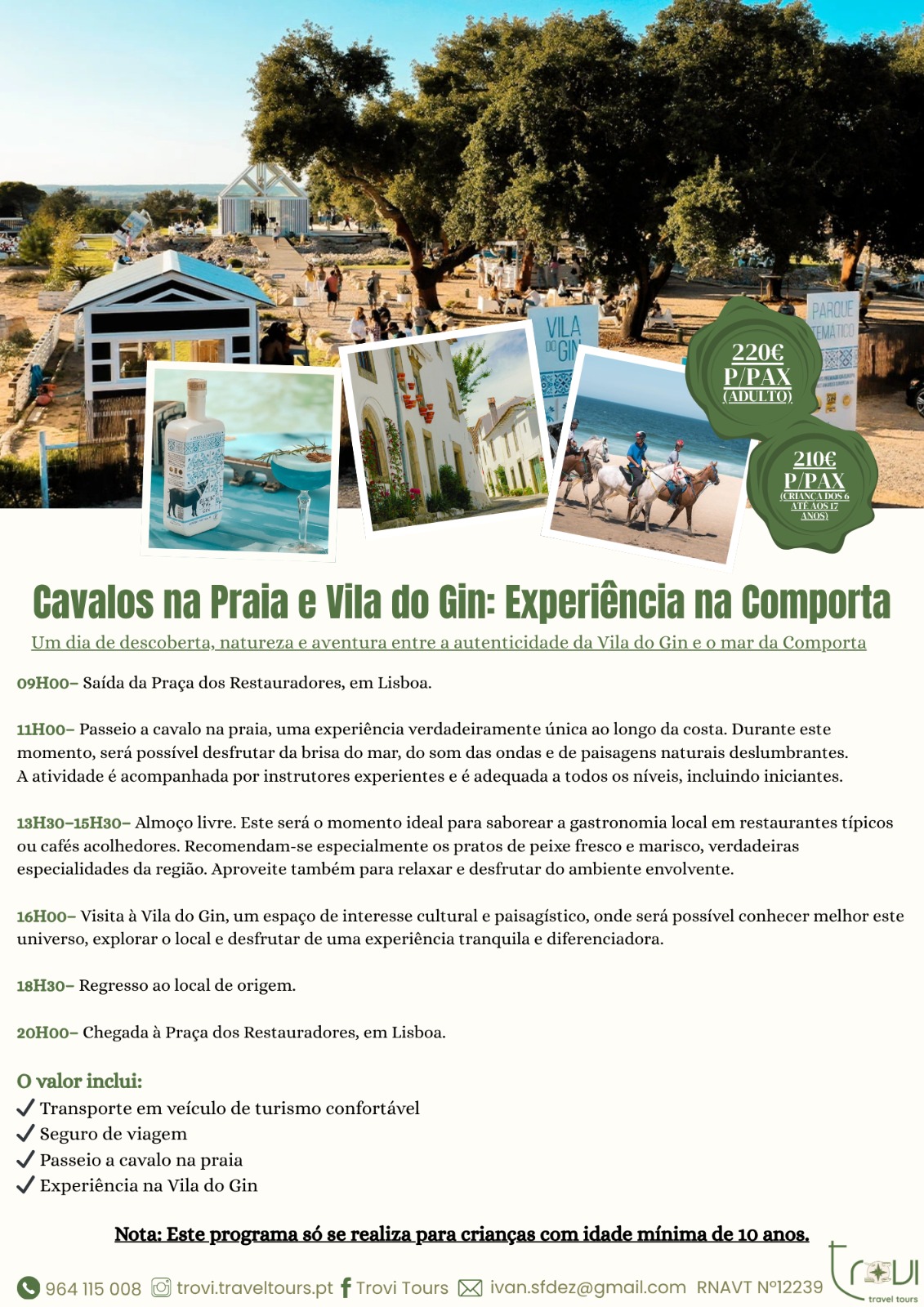 Roteiro Partida de Lisboa — Comporta